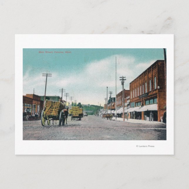 View of Main StreetPalouse, WA Vykort (Framsida)