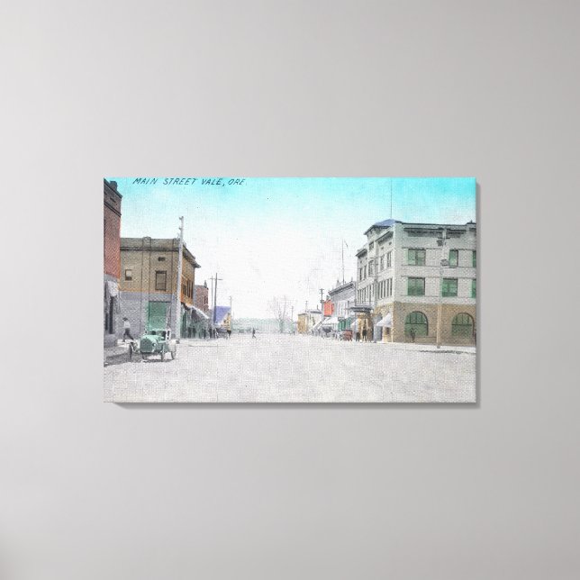 View of Main StreetVale, ELLER Canvastryck (Framsida)