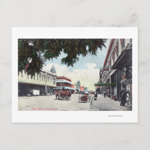 View of Main StreetVisalia, CA Vykort