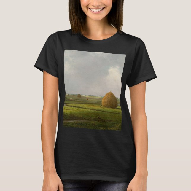 View of Marshfield, 1876 by Martin Johnson Heade T Shirt (Framsida)