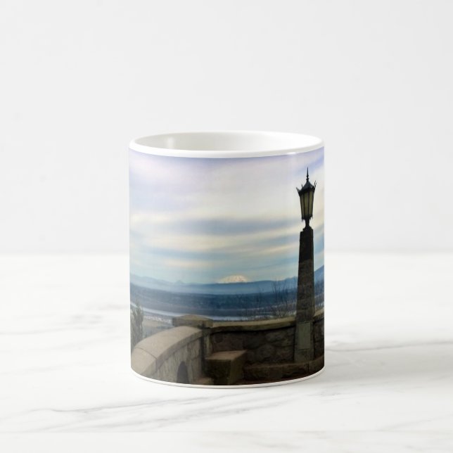 View of Mount St. Helens, Portland, Oregon Kaffemugg (Center)