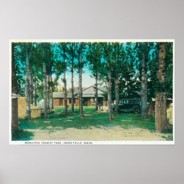 View of Municipal Tourist Park Idaho Falls, ID Poster (Framsidan)