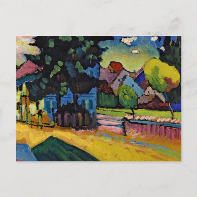View of Murnau, 1903 by Wassily Kandinsky Vykort (Framsida)