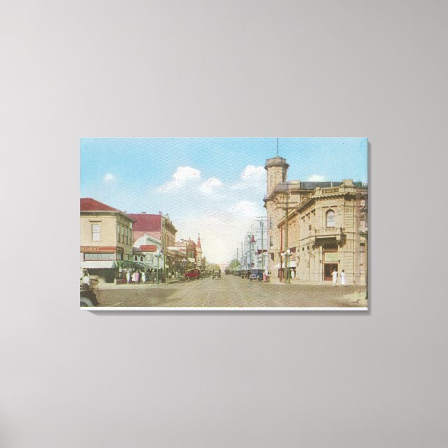 View of Park Street Alameda, CA Canvastryck (Framsida)