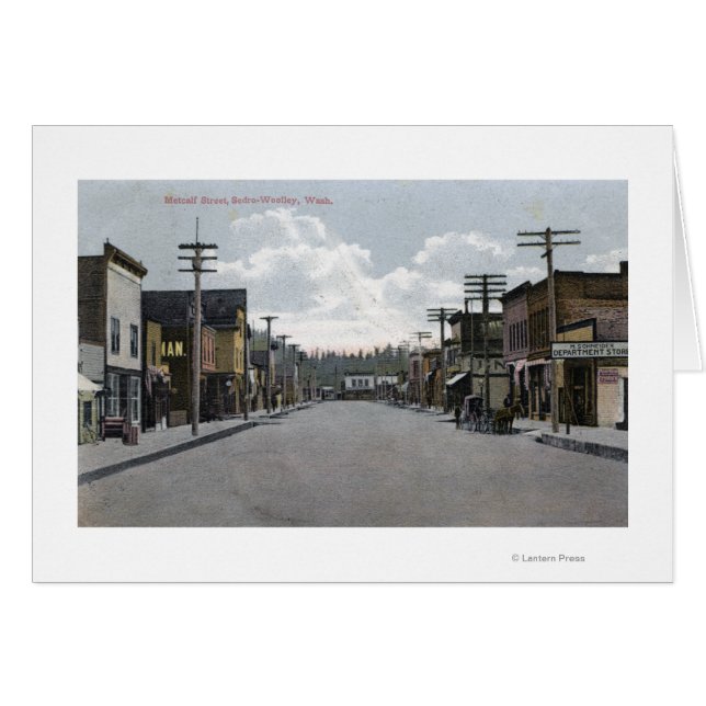 View of Plaza, Tahquitz Canyon Hälsningskort (Framsidan Horizontal)