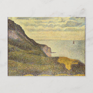 View of Port-en-Bessin by Georges Seurat Vykort