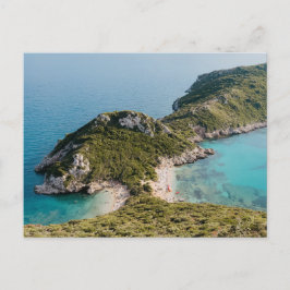 View of Porto Timoni beach, Corfu island Vykort