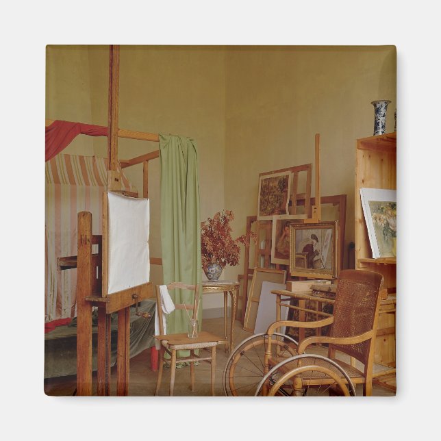 View of Renoir's studio, använd från 1907 Magnet (Framsidan)