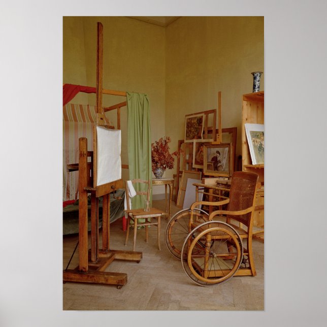 View of Renoir's studio, använd från 1907 Poster (Framsidan)