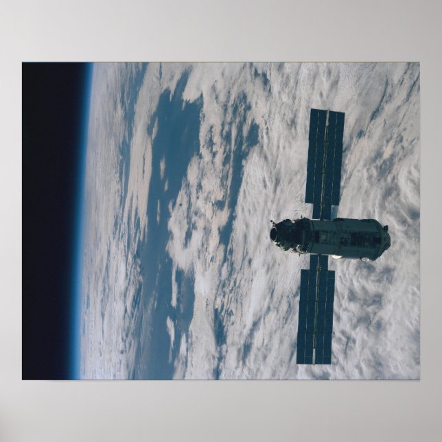 View of Russian Zarya Module (ISS) from Endeavor Poster (Framsidan)