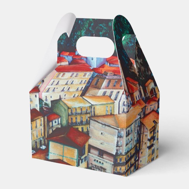 View of San Chirico, Italien Presentaskar (Framsidan Sidan)