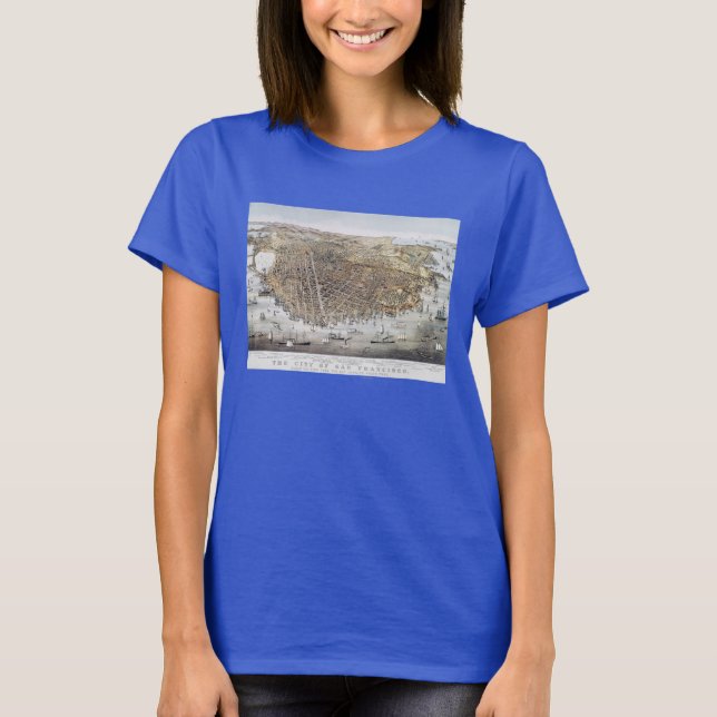 View of San Francisco, 1878 T Shirt (Framsida)