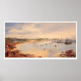 View of San Francisco, California Harbour (0575A) Poster