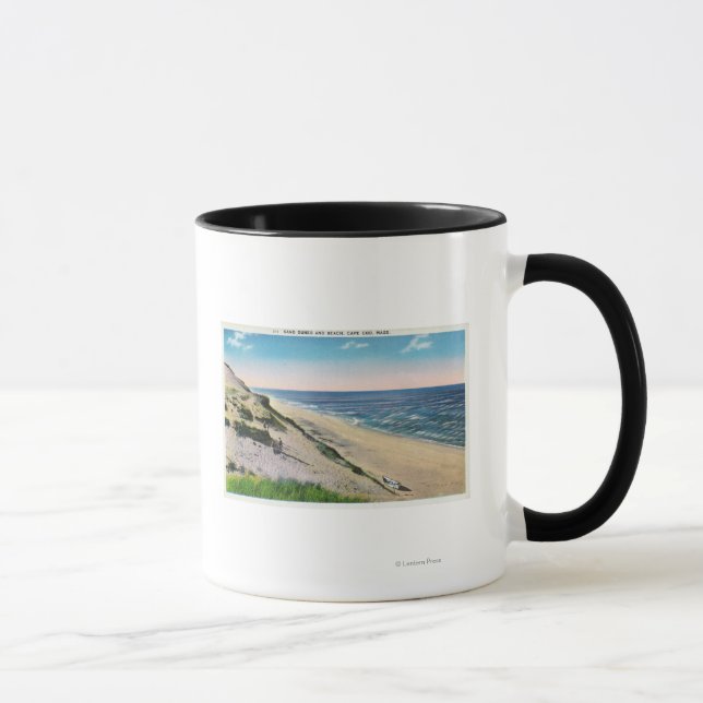 View of Sand Dunes and the Beach Mugg (Höger)