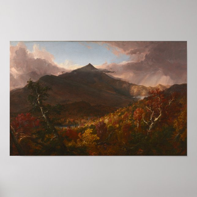 View of Schroon Mountain, NY - Thomas Cole Poster (Framsidan)