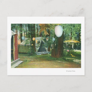 View of Scotts Camp, RedwoodRussian River, CA Vykort