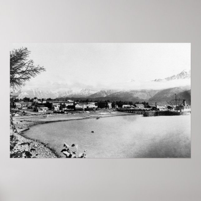 View of Seward, Alaska PhotographSeward, AK Poster (Framsidan)