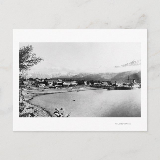 View of Seward, Alaska PhotographSeward, AK Vykort (Framsida)