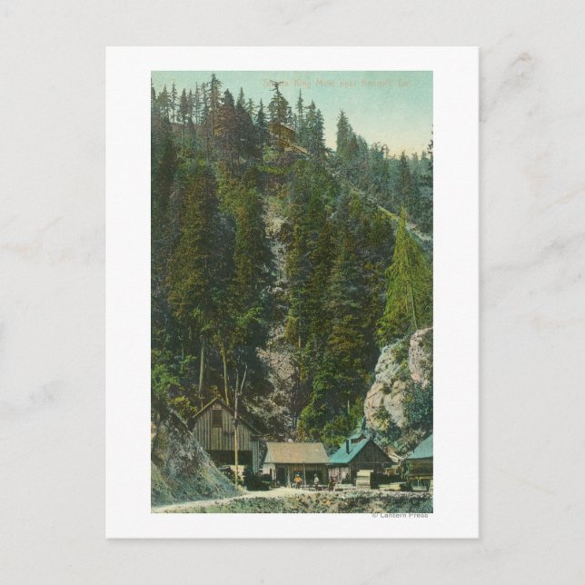 View of Shasta Kung MineKennett, CA Vykort (Framsida)