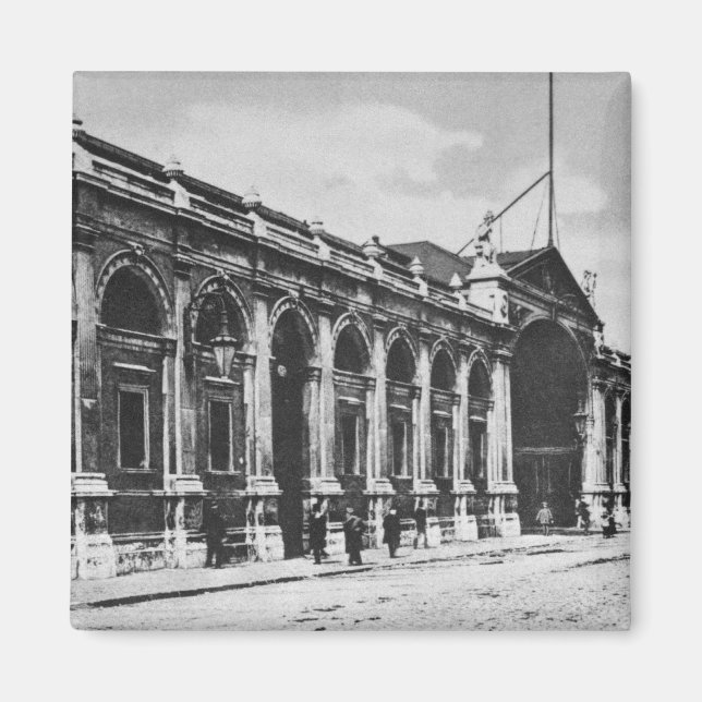 View of Smithfield Kött Market, 1905 Magnet (Framsidan)
