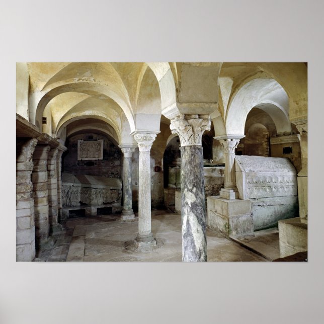 View of St. Paul's Crypt, c.634 AD Poster (Framsidan)