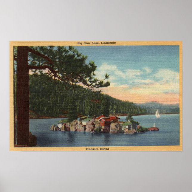 View of Treasure Island Poster (Framsidan)