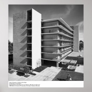View of UC San Diego, by Ansel Adams Poster