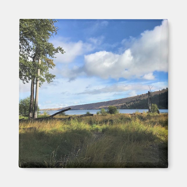View of Wallowa Sjö, Oregon Magnet (Framsidan)