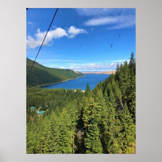 View of Wallowa Sjö, Oregon Poster (Framsidan)