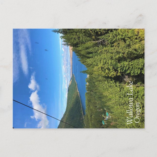 View of Wallowa Sjö, Oregon Vykort (Framsida)