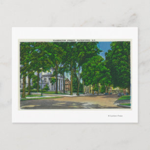 View of Washington Street Vykort