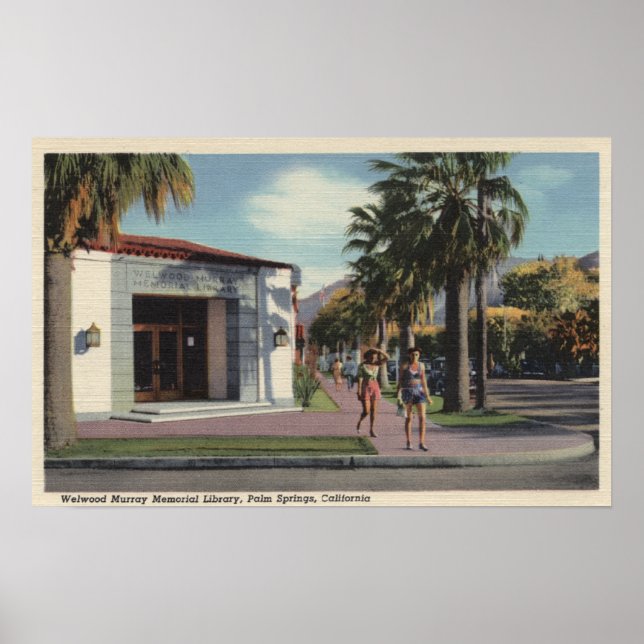 View of Welwood Murray Memorial Bibliotek Poster (Framsidan)