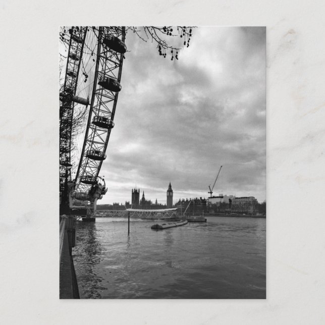 View of Westminster, London UK Postcard Vykort (Framsida)