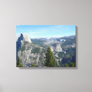 View of Yosemite from Glacier Point, CA Canvastryck