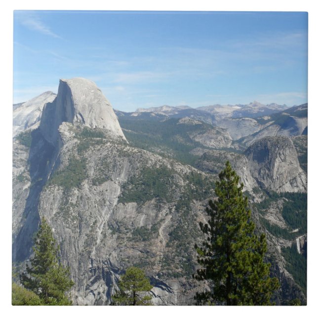 View of Yosemite from Glacier Point, CA Kakelplatta (Framsidan)