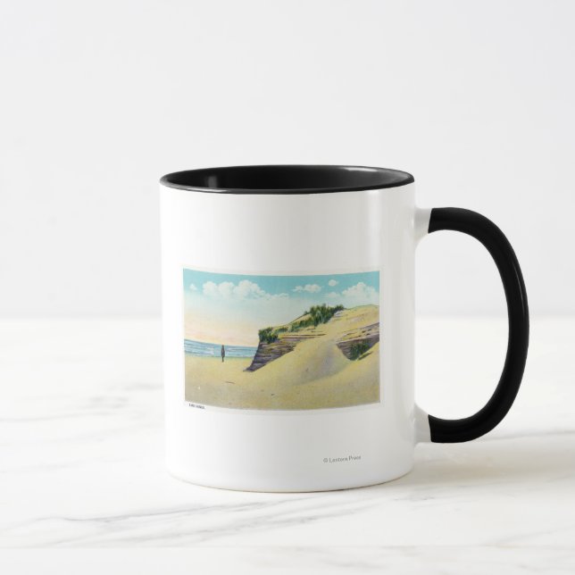 View Typical New England Sand Dunes Mugg (Höger)