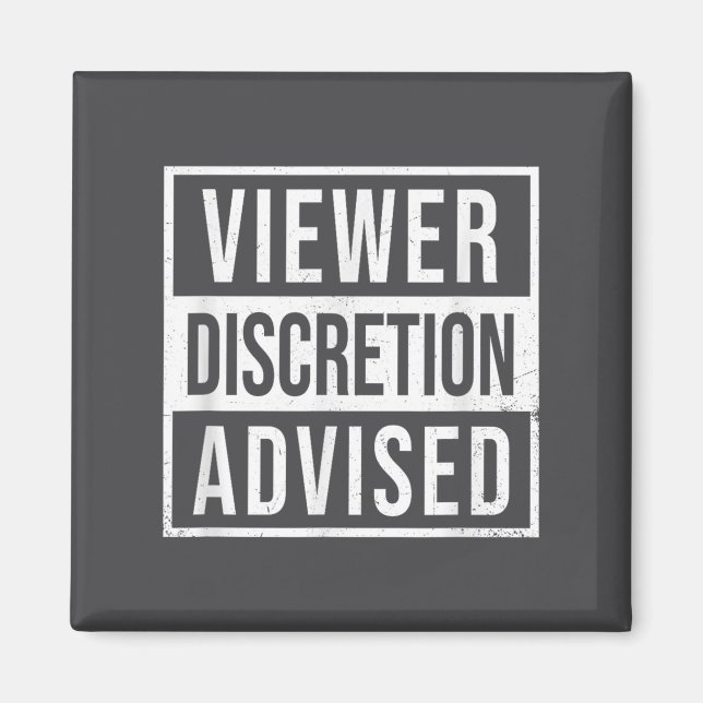 Viewer Discretion Advised  Magnet (Framsidan)