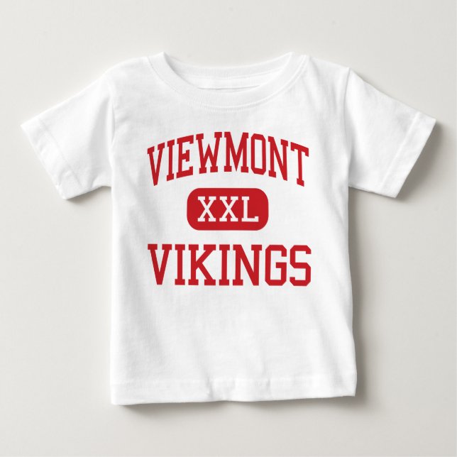 Viewmont - Vikings - högstadium - Bountiful Utah T-shirt (Framsida)