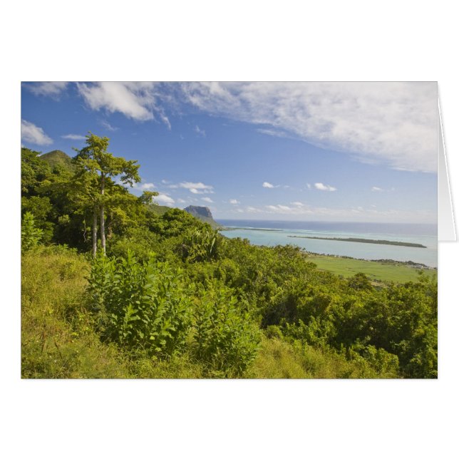 Viewpoint nära Grand Riviere Noire, Södra Hälsningskort (Framsidan Horizontal)