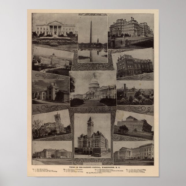 Views Washington, DC Poster (Framsidan)