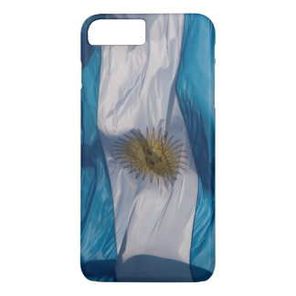 Viftande argentinsk flagga