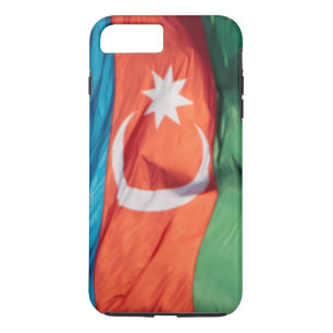 Viftande flagga av Azerbajdzjan