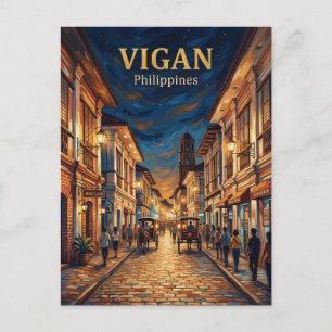 Vigan historiska stad Filippinerna Vykort