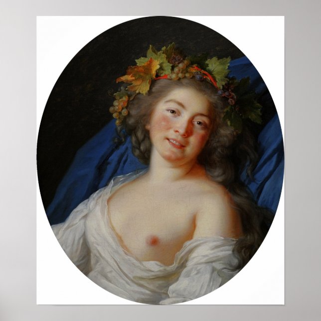 Vigée Le Brun - Bacchante Poster (Framsidan)