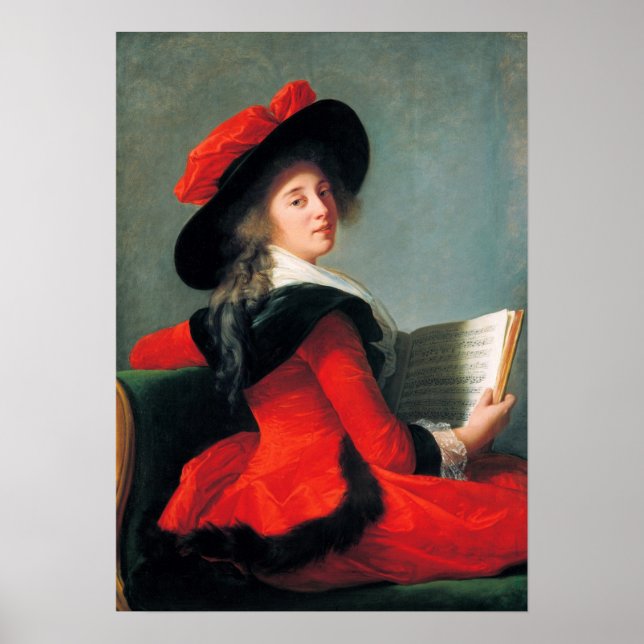 Vigée Le Brun - Baroness Crussol Poster (Framsidan)