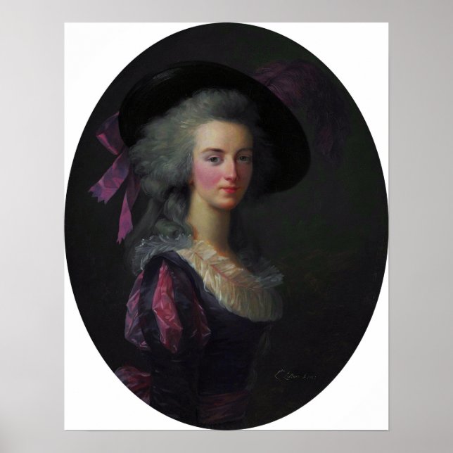 Vigée Le Brun - Charlotte Marie Felicite Poster (Framsidan)