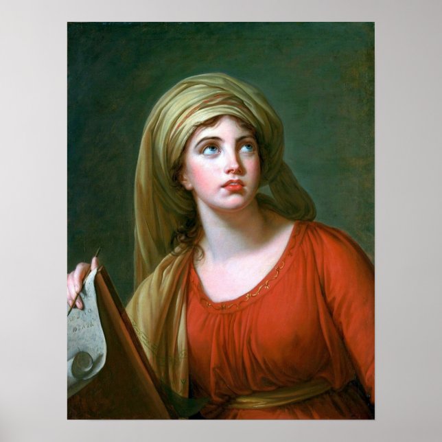 Vigée Le Brun - Dam Hamilton as Persian Sibyl Poster (Framsidan)