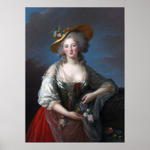 Vigée Le Brun - Elisabeth of Frankrike Versailles Poster