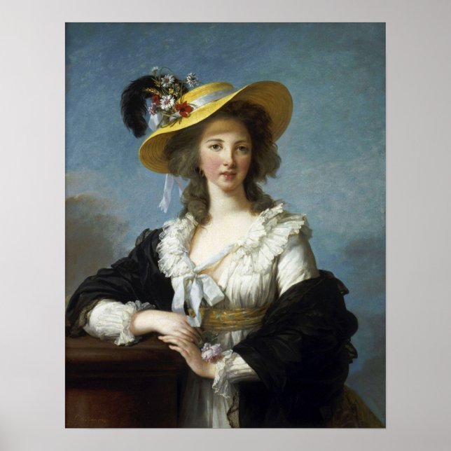 Vigée Le Brun - Hertiginna De Polignac Poster (Framsidan)