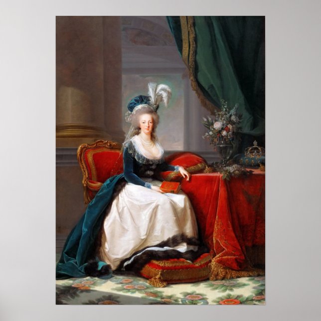 Vigée Le Brun - Marie Antoinette Poster (Framsidan)